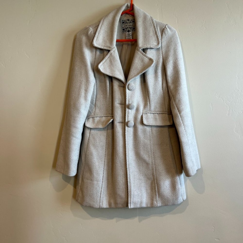 Cream/Beige Light Coat - Women's M